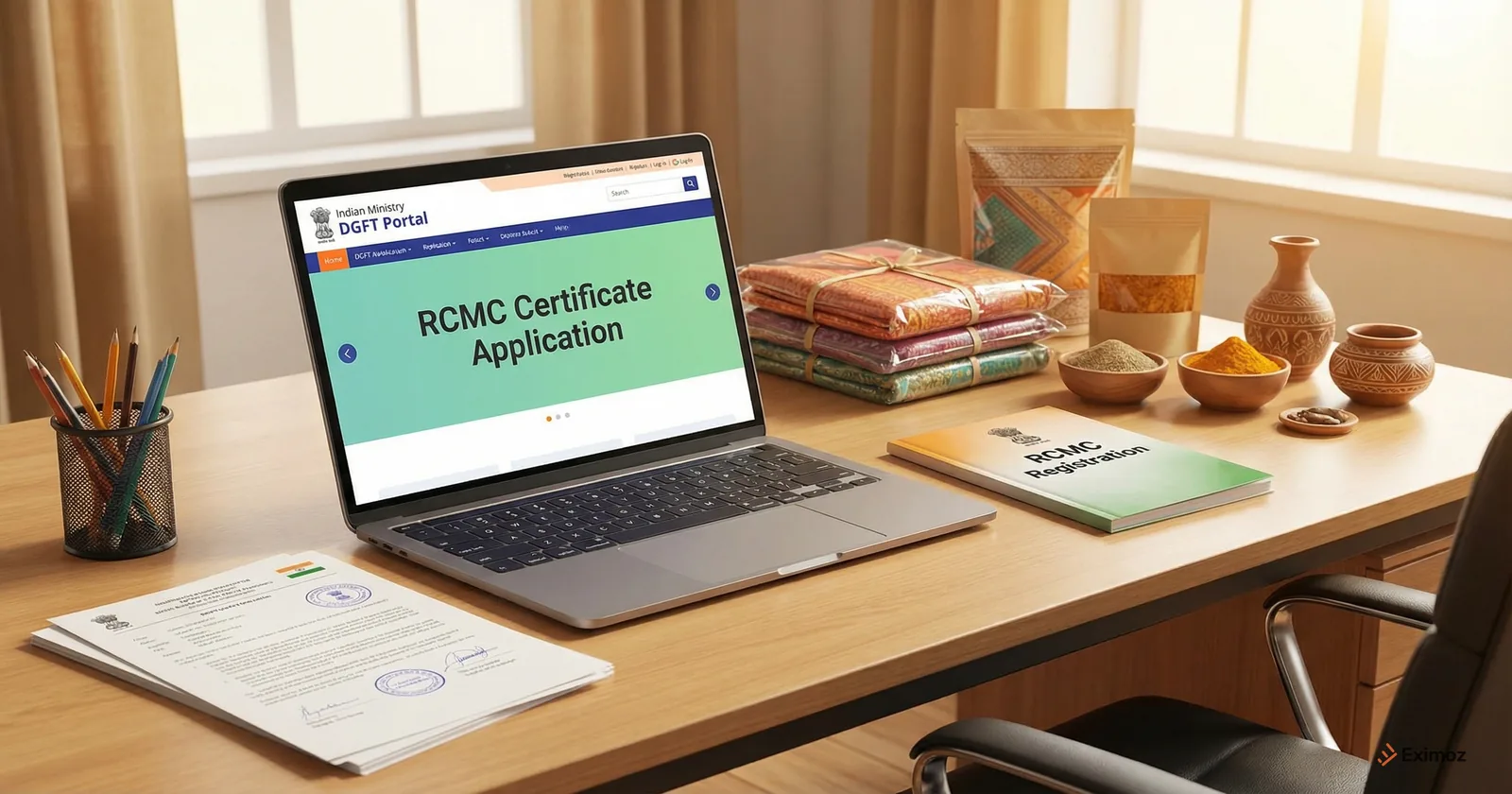 RCMC Certificate registration process for Indian exporters