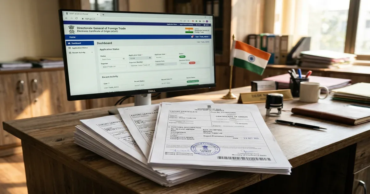 Certificate of Origin in India Complete Guide 2026 All 6 Authorized Agencies